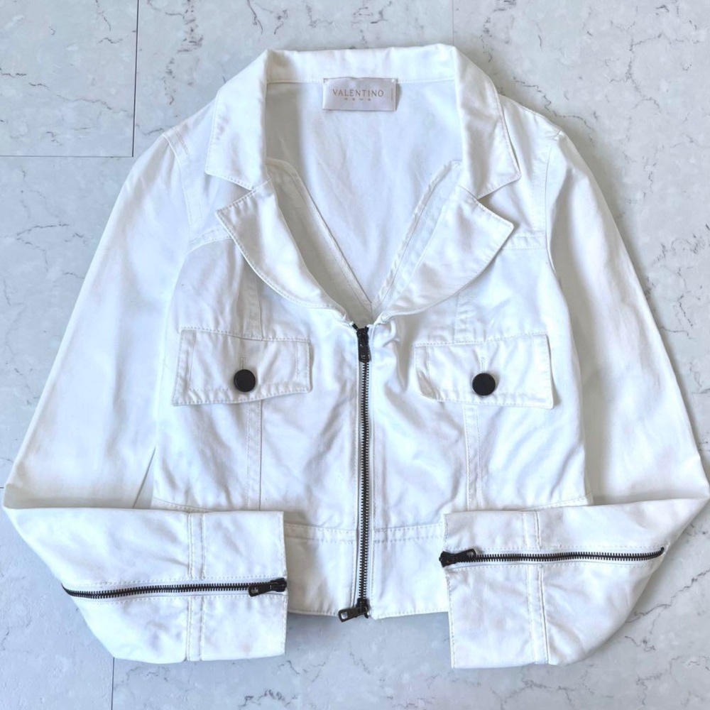 * RARE * Valentino Italian White Jacket, XS-S